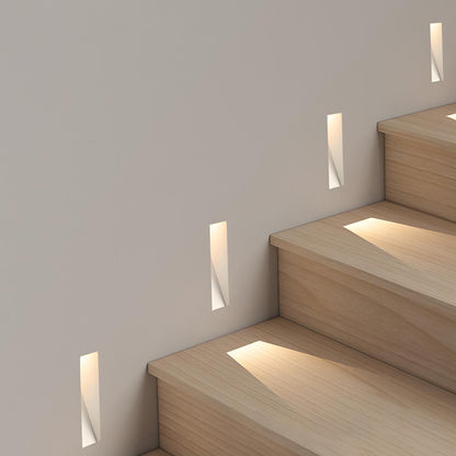 Nichelle minimalistische aluminium inbouwtrapverlichting