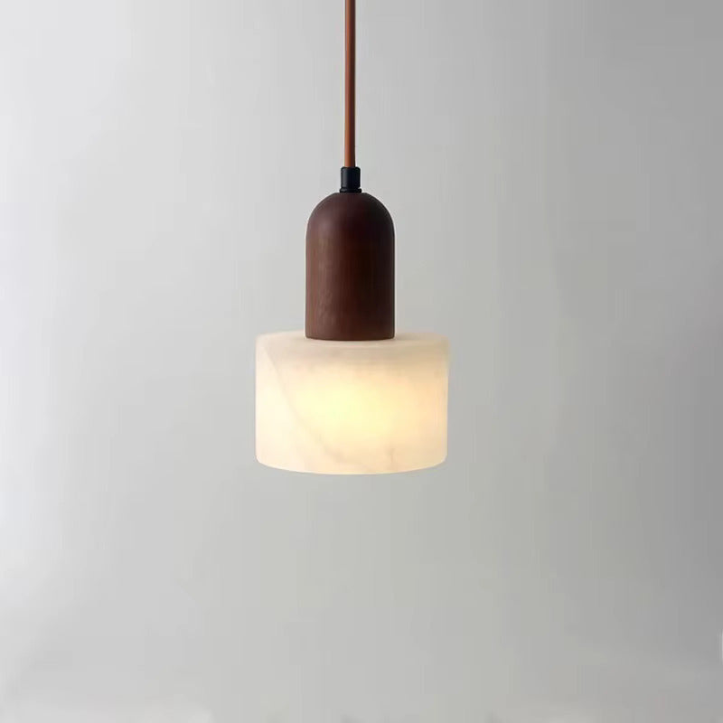 Sarelle Japandi Jade-marmeren hanglamp
