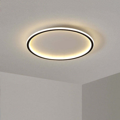 Ronde, vlakke ledlamp van acryl