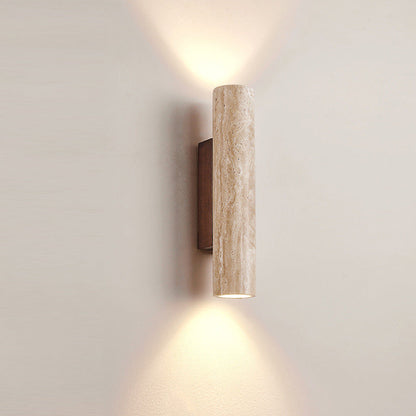 Torvela Japandi-travertijnwandlamp