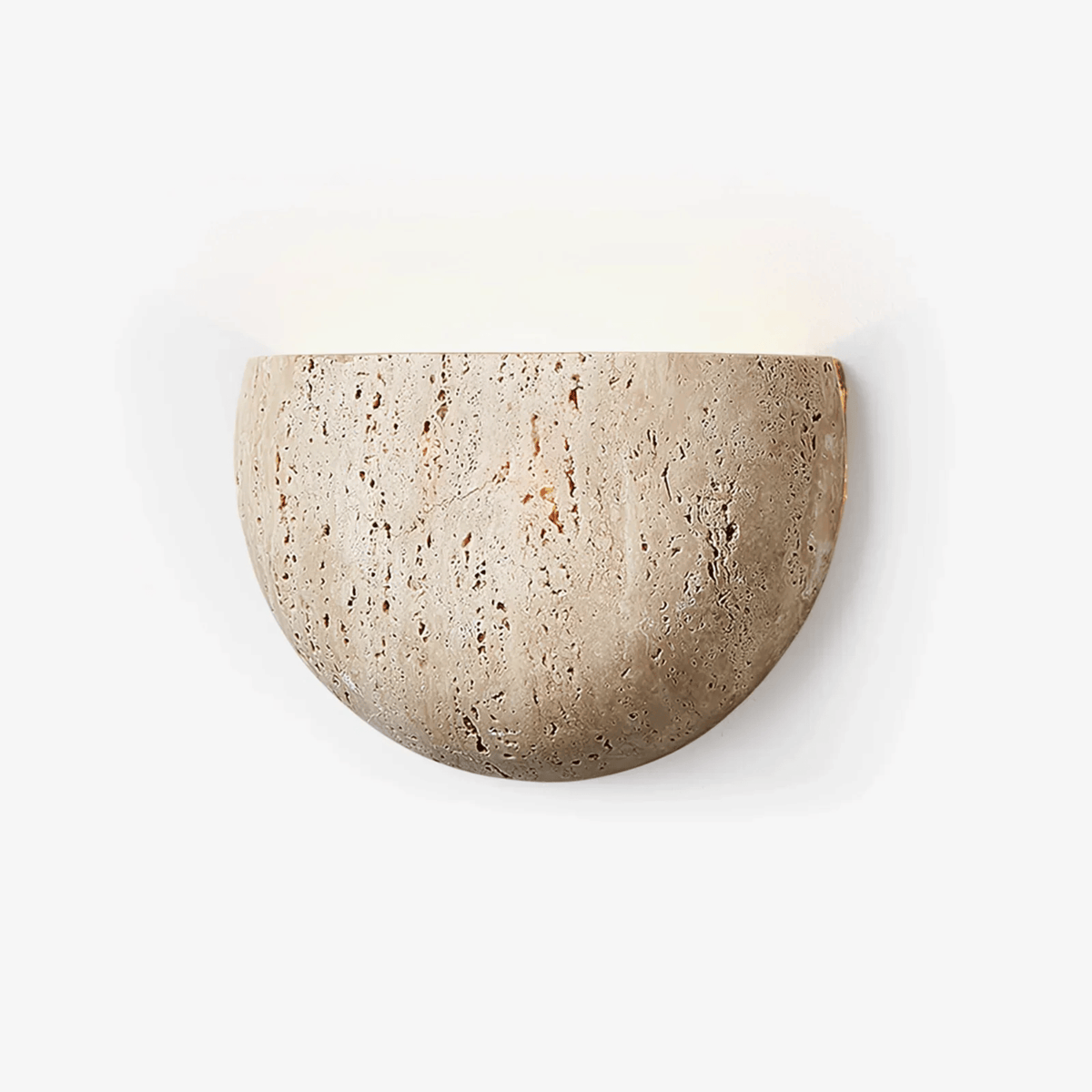 Cavelle Wabi-Sabi-travertijnwandlamp