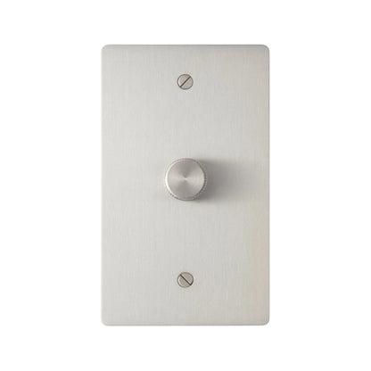 Brevanto vintage messing draaidimmer met 1 schakelaar