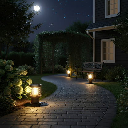 Velmora moderne aluminium tuinpaallamp