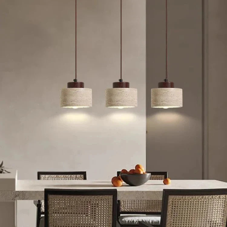 Nordvik Nordic hanglamp van travertijn