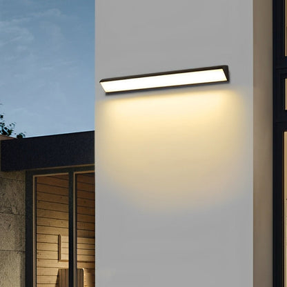 Tanvelle minimalistische lineaire aluminium wandlamp voor buitengebruik