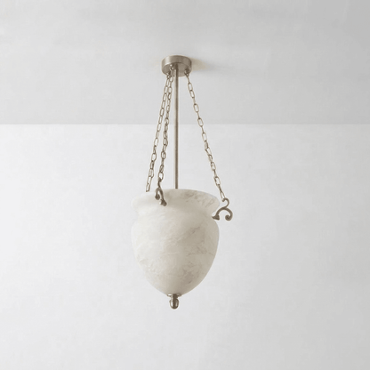 Hanger met ketting van albasten urn