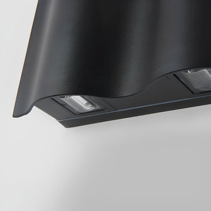 Ondaria Wave aluminium wandlamp voor omhoog en omlaag gericht licht