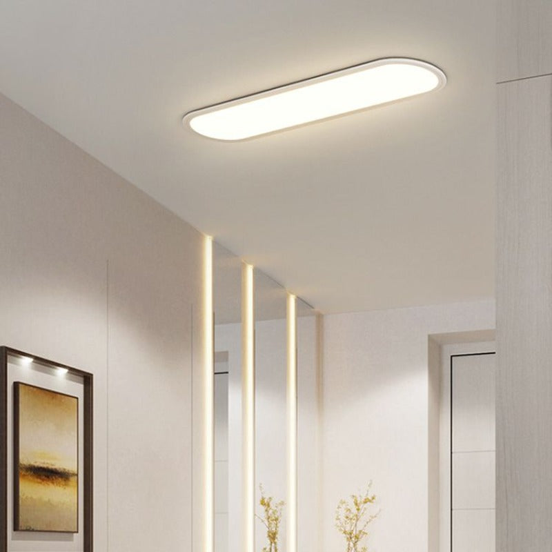 Ovalis minimalistische ovale plafondlamp van metaal