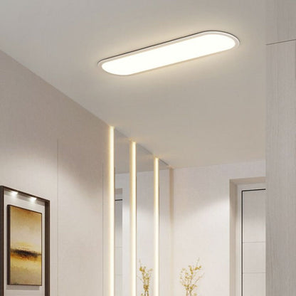 Ovalis minimalistische ovale plafondlamp van metaal