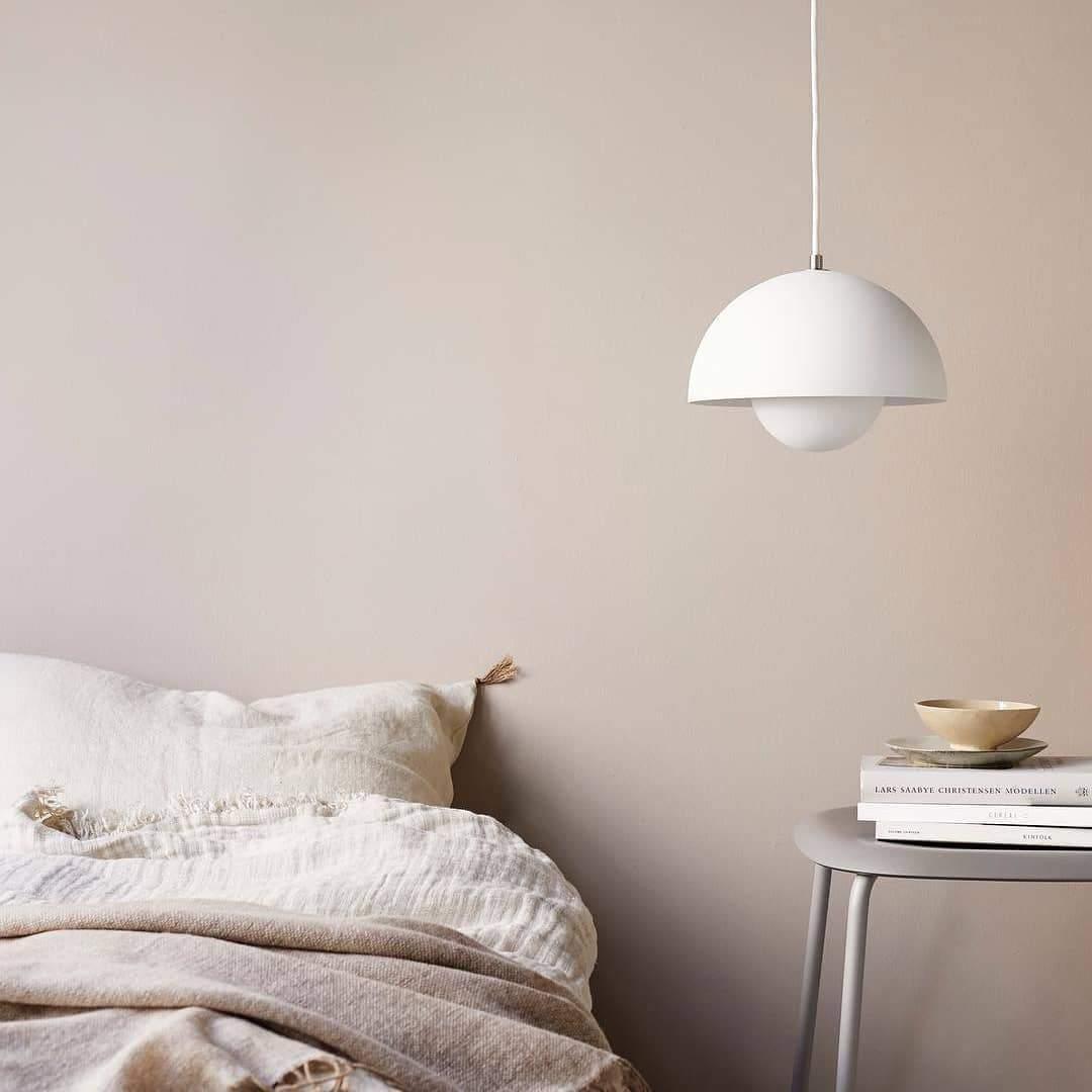 Metalen hanglamp met twee koepels