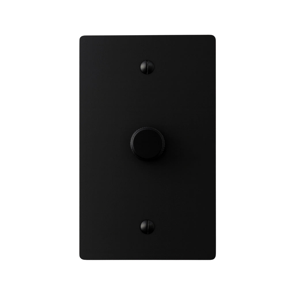 Brevanto vintage messing draaidimmer met 1 schakelaar