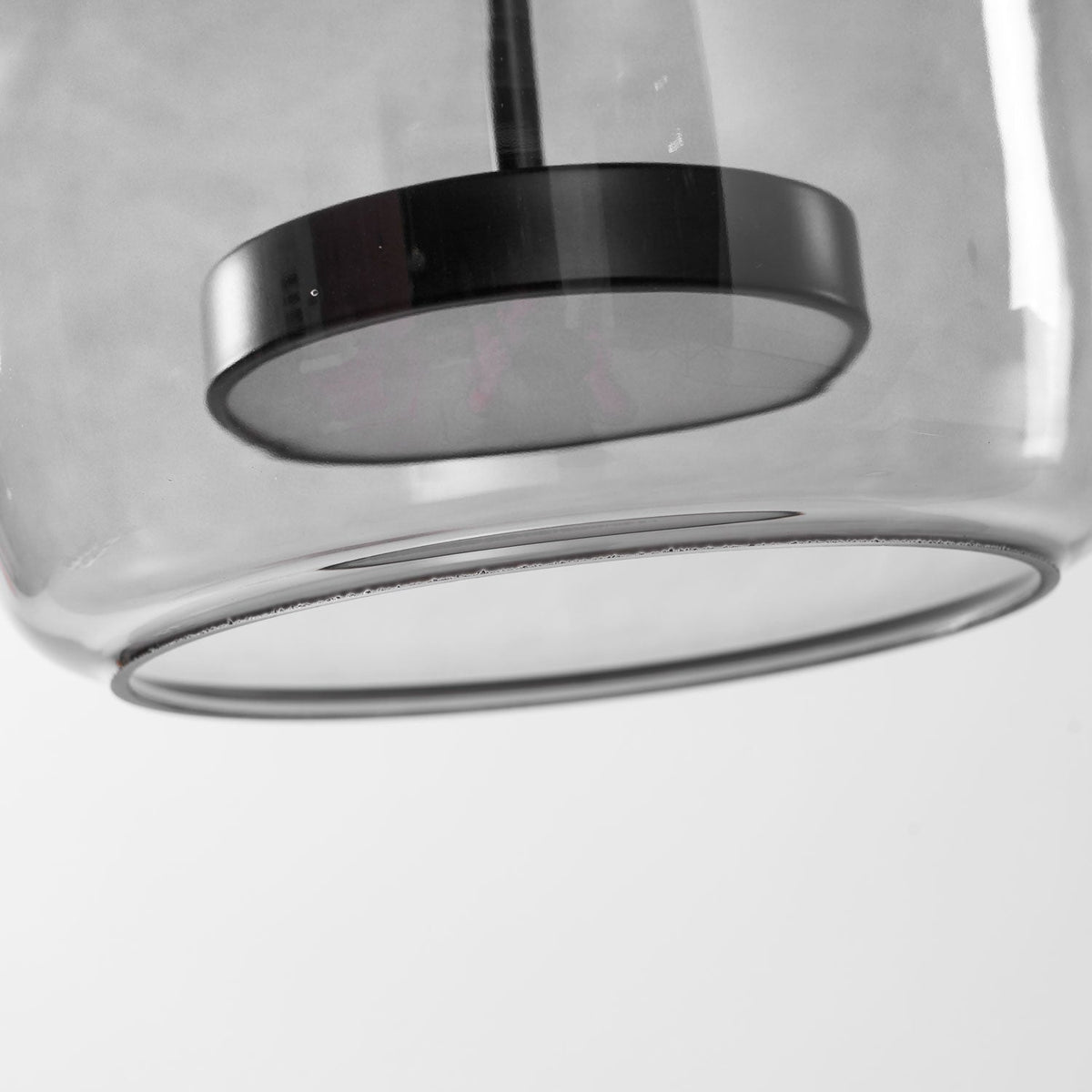 Moderne hanglamp van geblazen glas Glavira