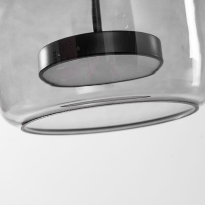 Moderne hanglamp van geblazen glas Glavira