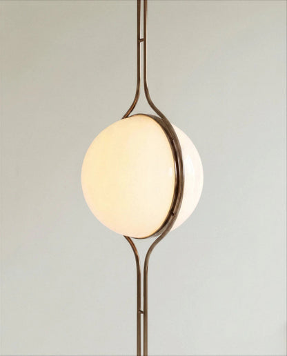 Pelvaro metalen lamp van vloer tot plafond in mid-century-stijl