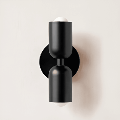 Miravel Bauhaus-wandlamp met ijzeren capsuleontwerp