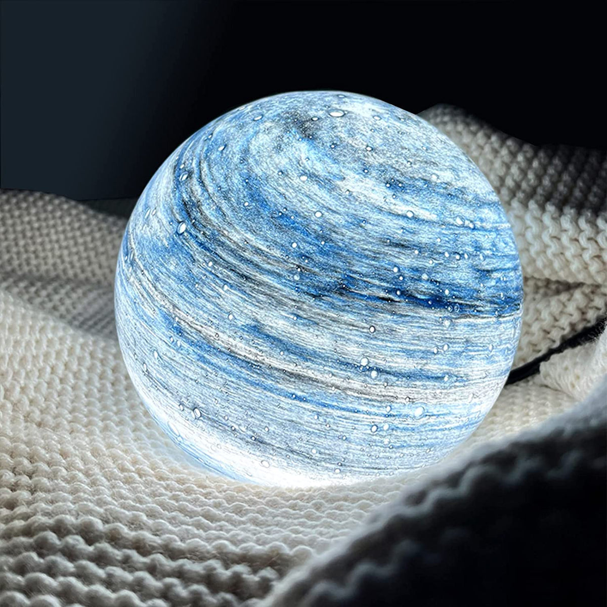 Selenora Celestial glazen maan-tafellamp