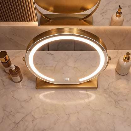 Grenvale art-deco koperen tafellamp