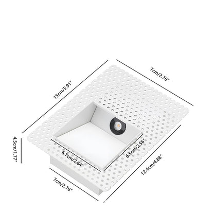 Nichelle minimalistische aluminium inbouwtrapverlichting