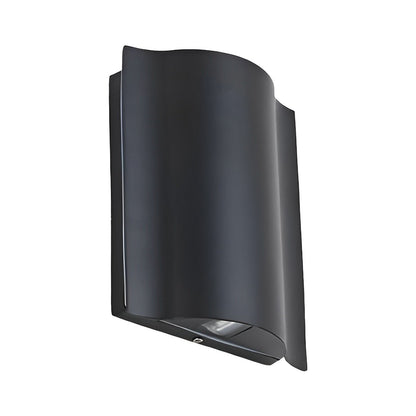 Ondaria Wave aluminium wandlamp voor omhoog en omlaag gericht licht
