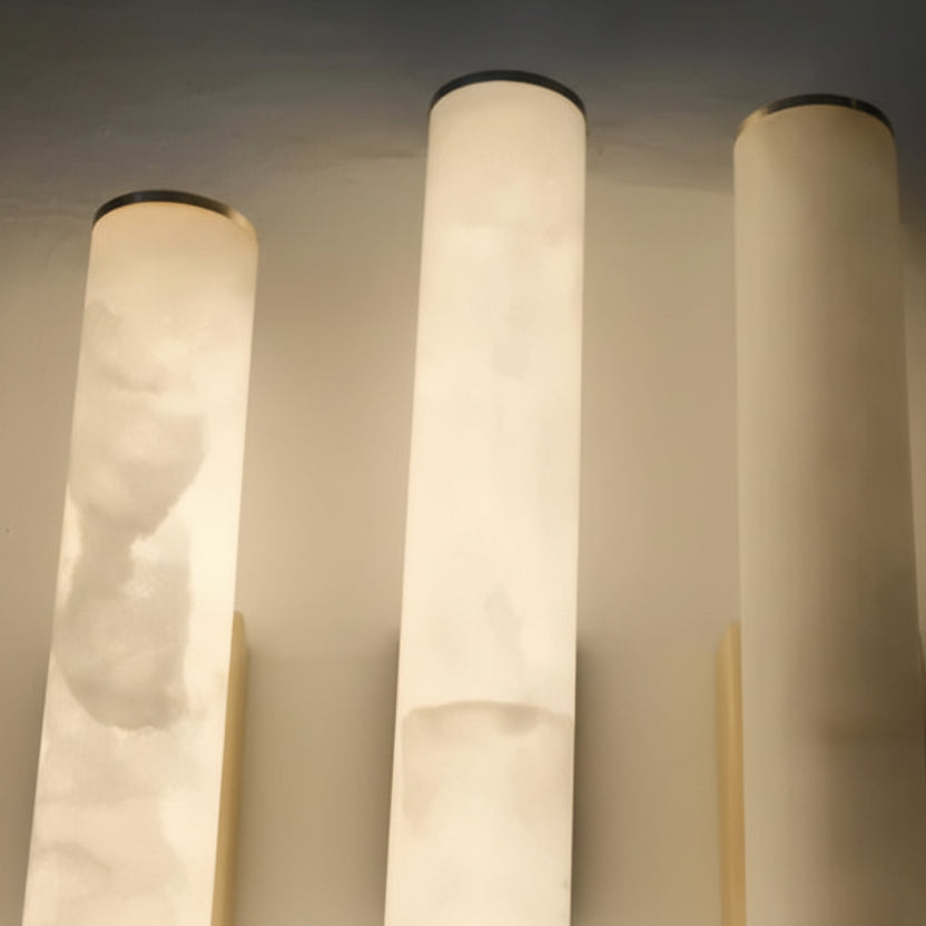 Alvenia minimalistische marmeren led-wandlamp