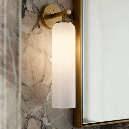 Lumessa minimalistische glazen cilindervormige wandlamp