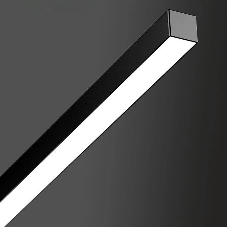 Linivo minimalistische aluminium led-plafondlamp voor lichtstrips