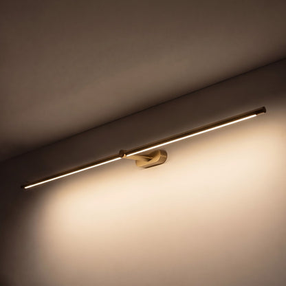 Verstelbare wandlamp met stang voor de kaptafel