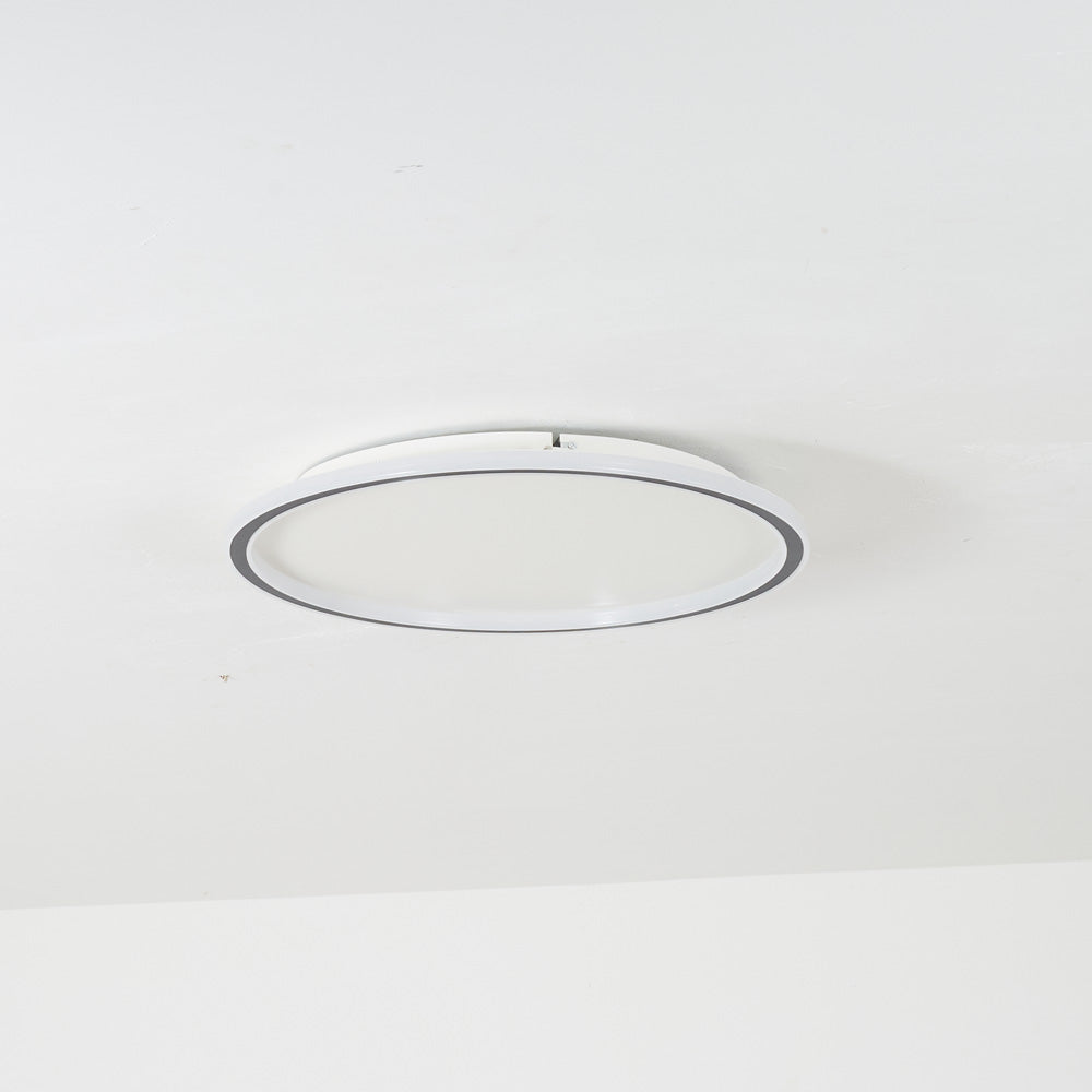 Ronde, vlakke ledlamp van acryl