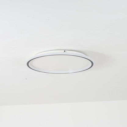 Ronde, vlakke ledlamp van acryl