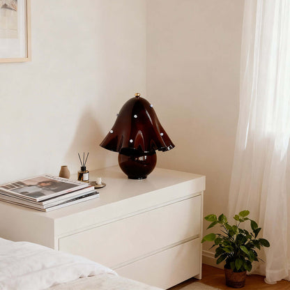 Halcyra boho-keramische tafellamp