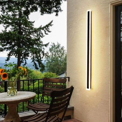 Halvenn minimalistische acrylaat wandlamp voor buitengebruik