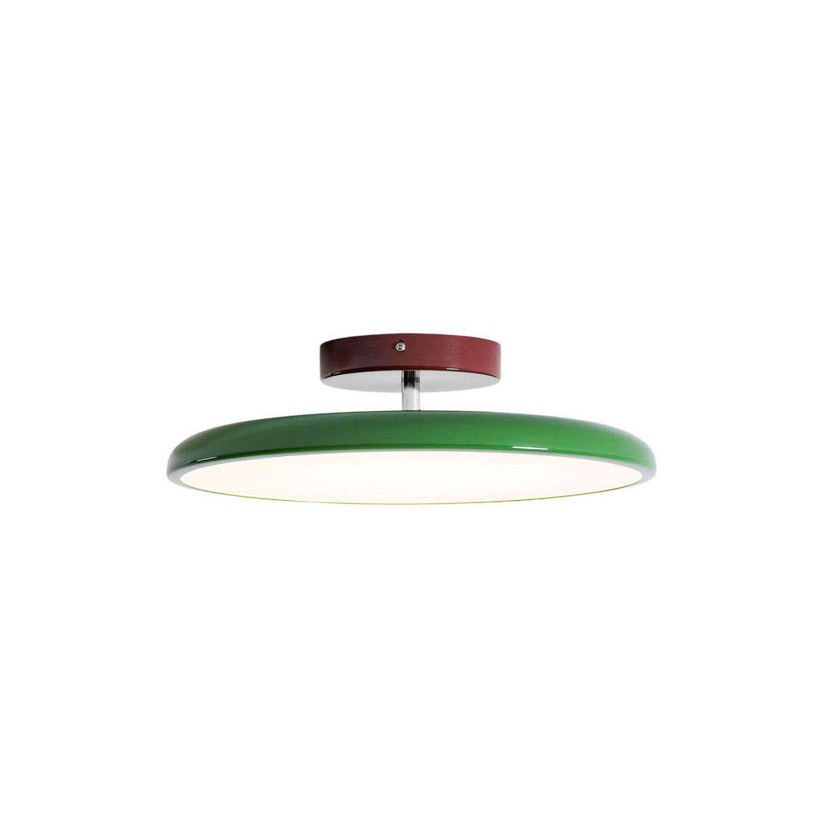 Ronde houten draaibare plafondlamp
