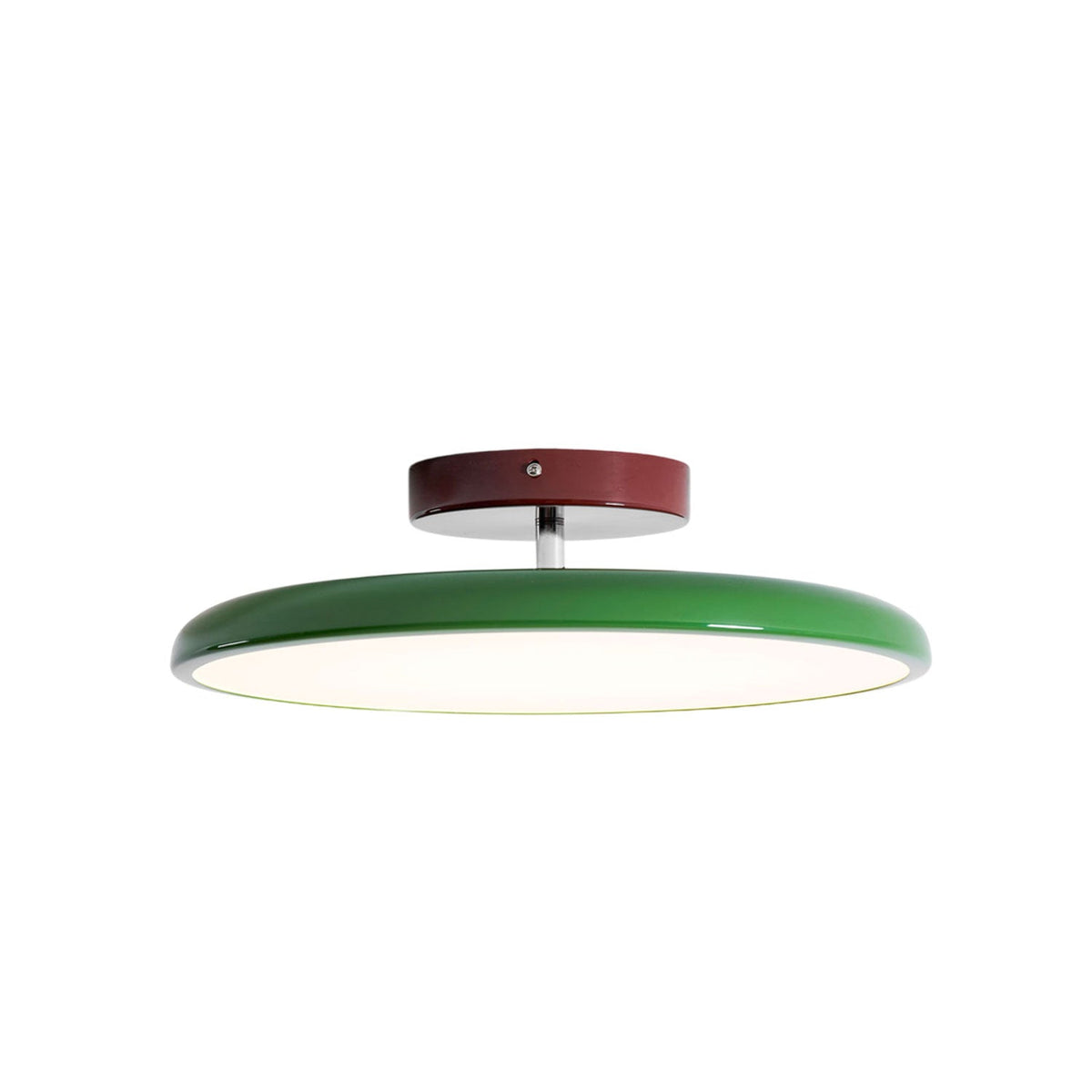 Ronde houten draaibare plafondlamp