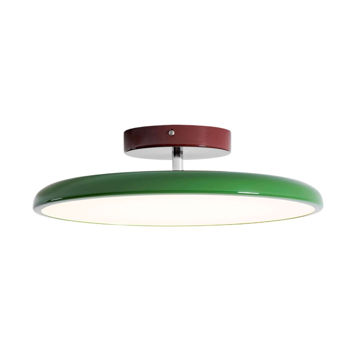 Ronde houten draaibare plafondlamp