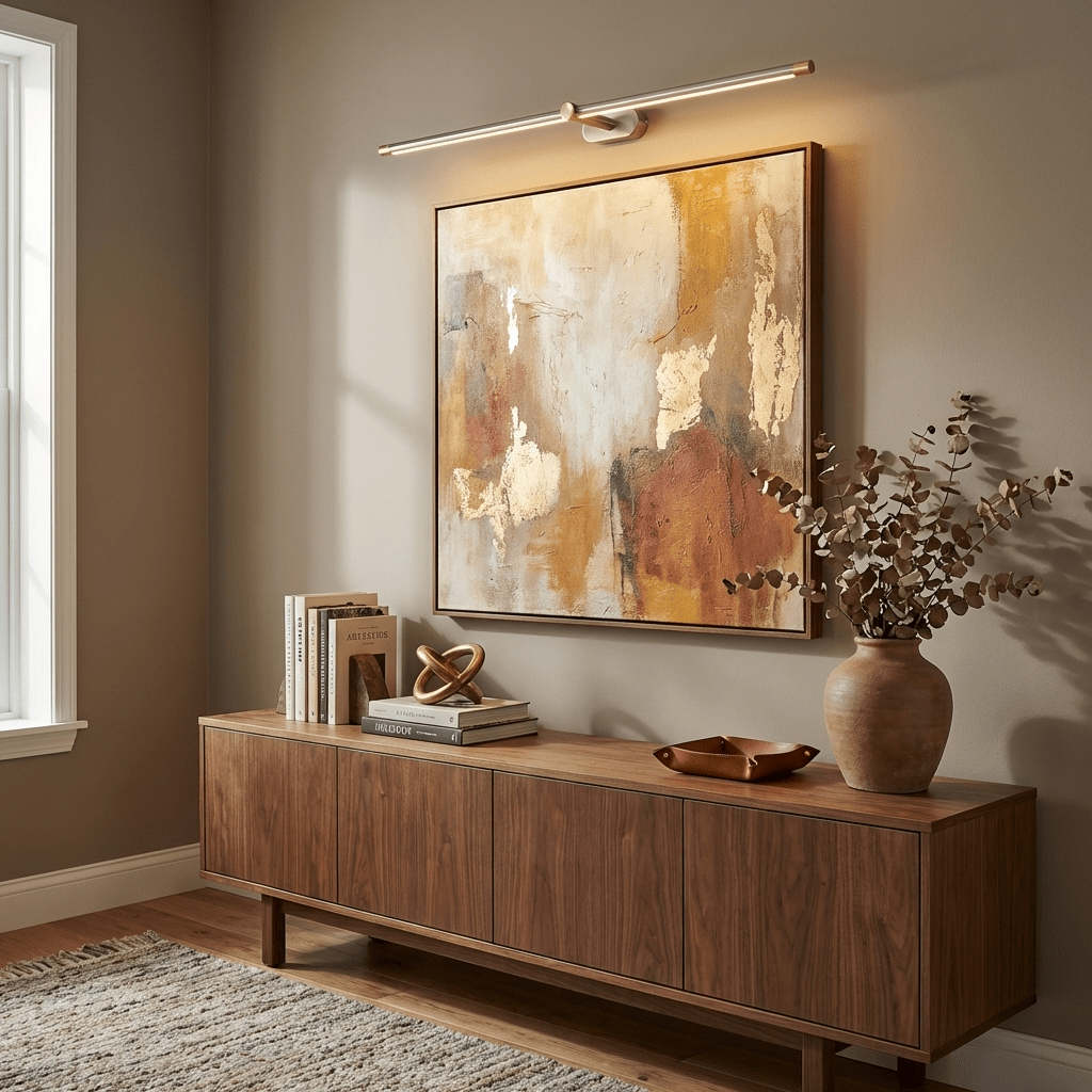 Draadloze lineaire ledwandlamp
