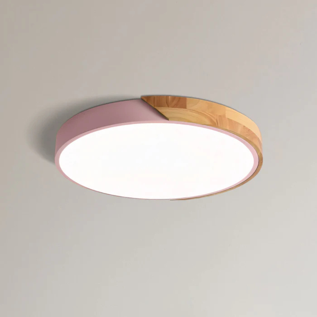 Skalvi Scandinavische houten plafondlamp
