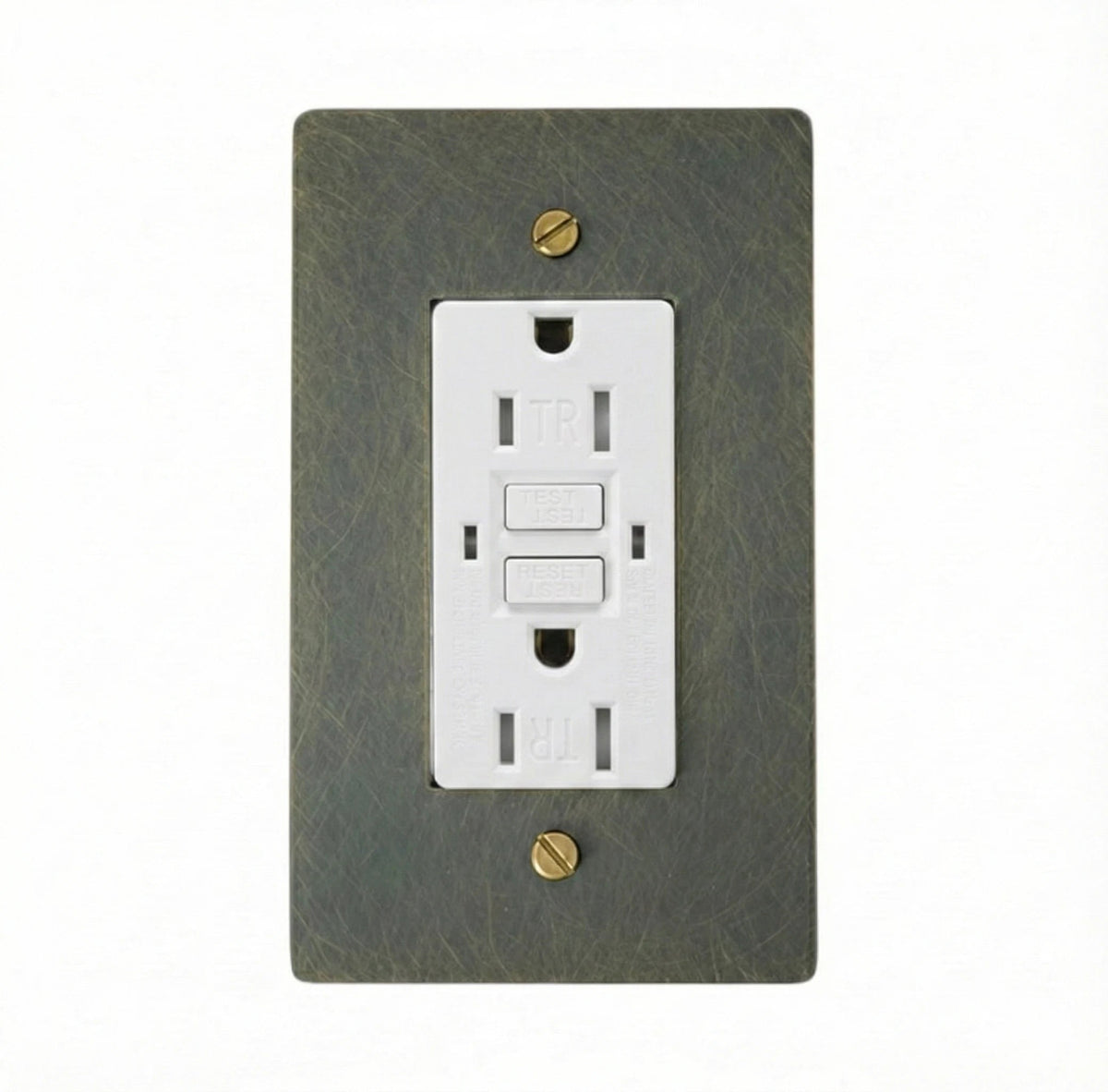 Dellmora minimalistisch messing GFCI-stopcontact
