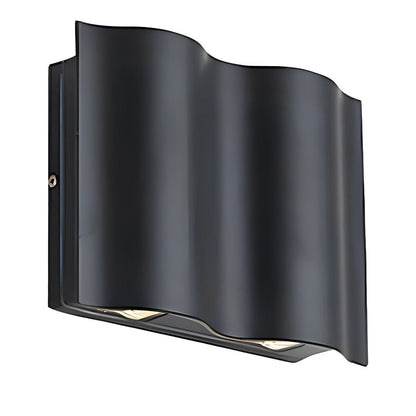 Ondaria Wave aluminium wandlamp voor omhoog en omlaag gericht licht