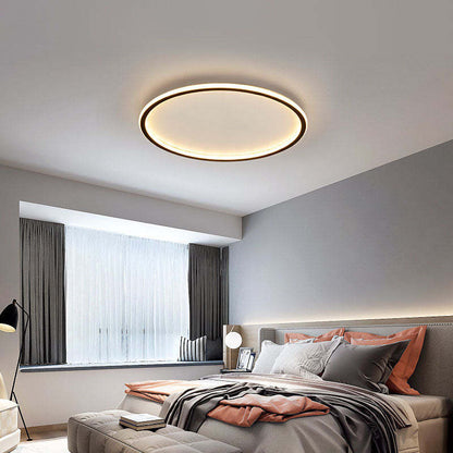 Ronde, vlakke ledlamp van acryl