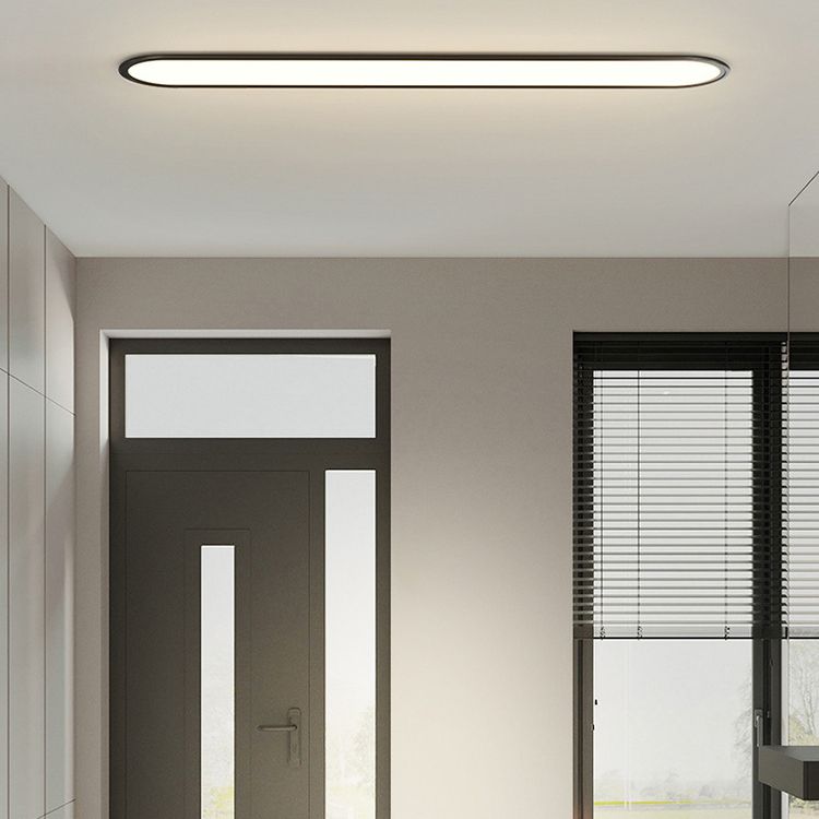 Ovalis minimalistische ovale plafondlamp van metaal