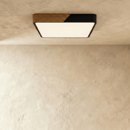 Scandinavische plafondlamp van hout van Rosvella