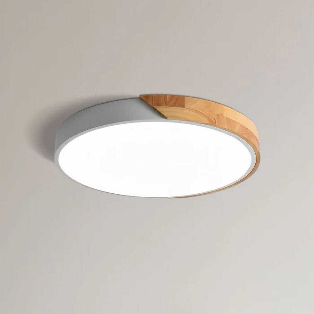 Skalvi Scandinavische houten plafondlamp
