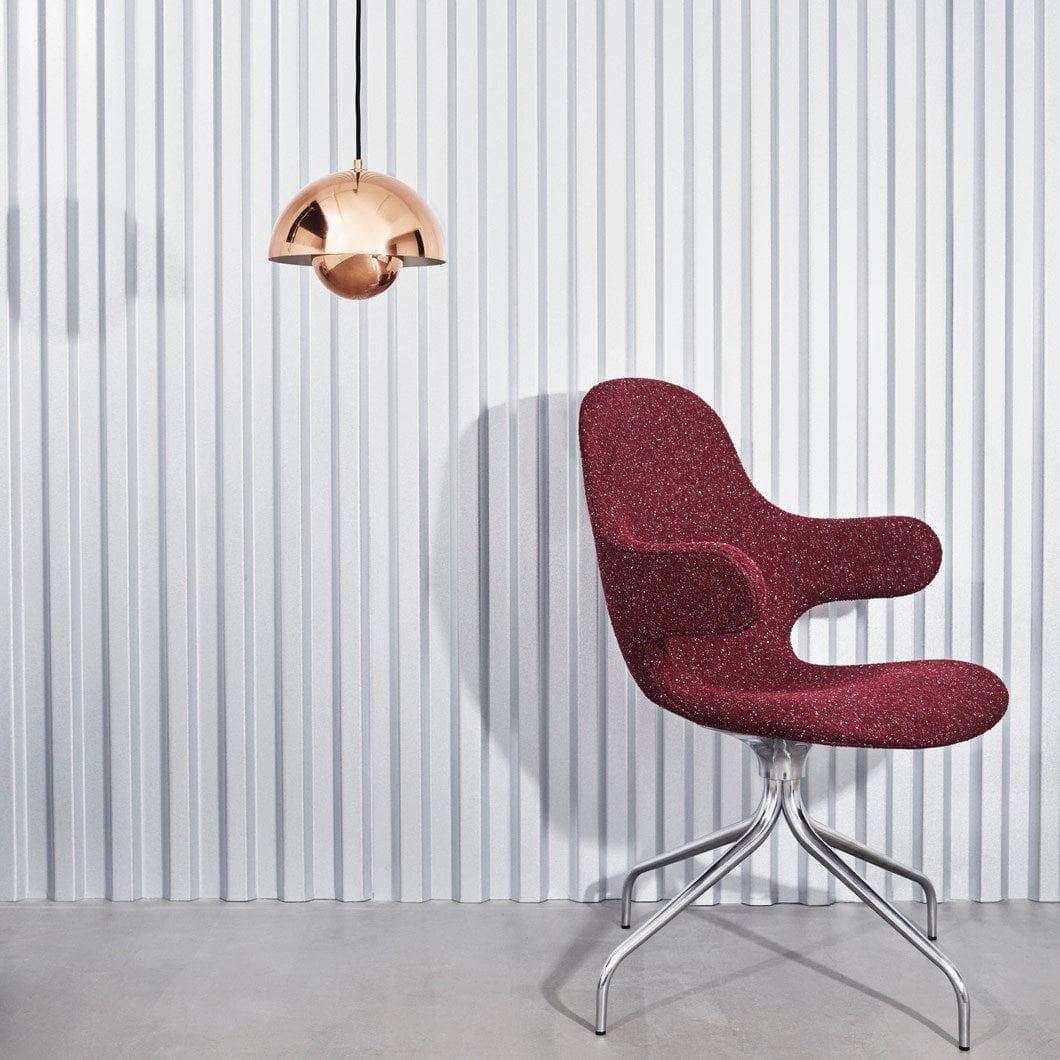 Metalen hanglamp met twee koepels
