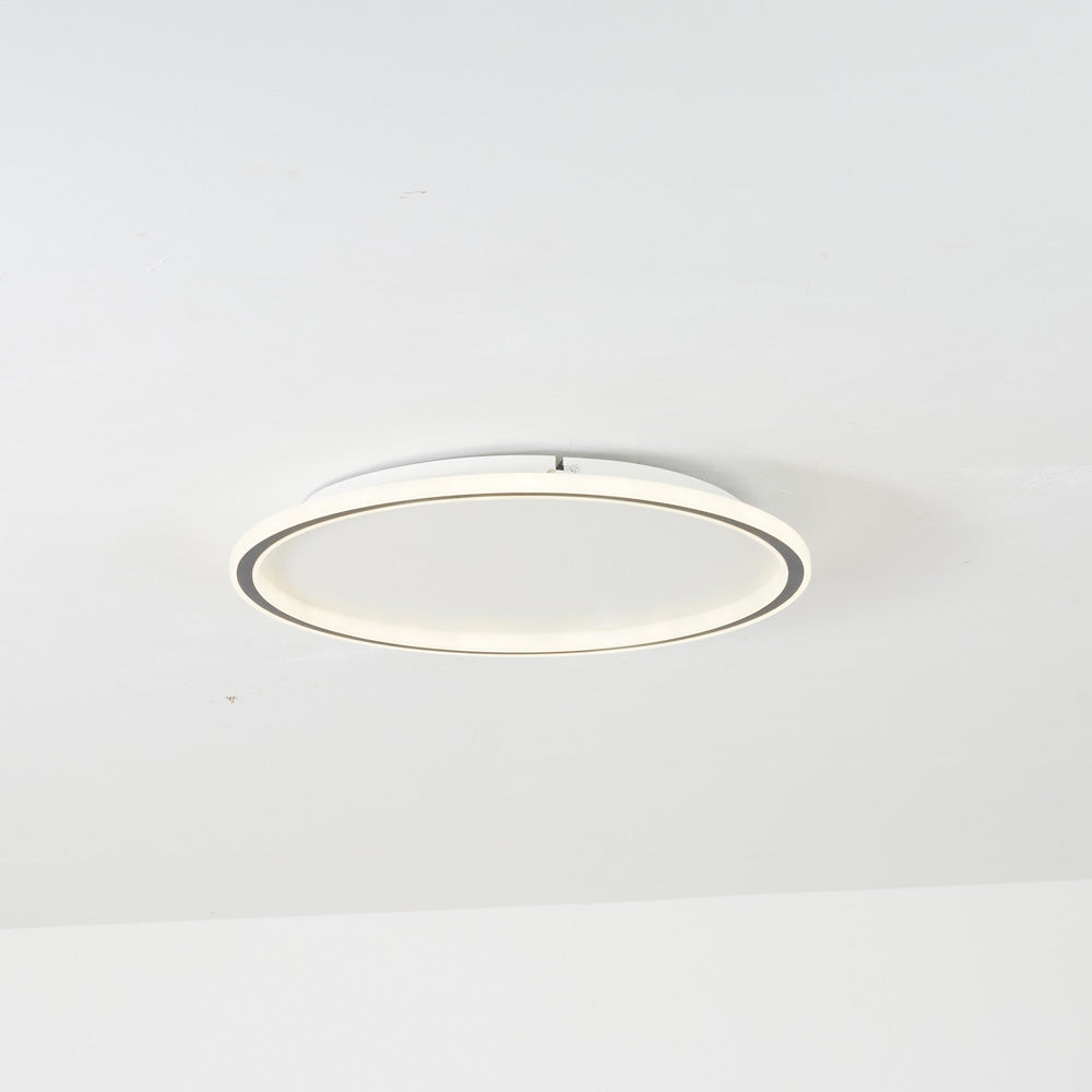 Ronde, vlakke ledlamp van acryl