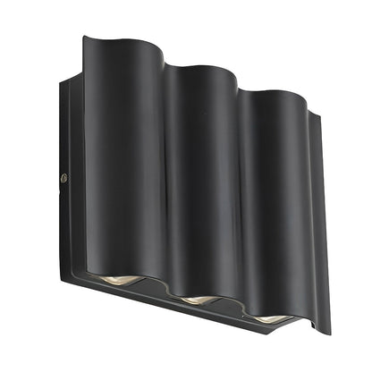 Ondaria Wave aluminium wandlamp voor omhoog en omlaag gericht licht