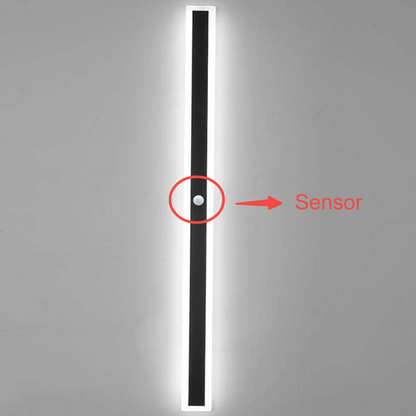 Halvenn minimalistische acrylaat wandlamp voor buitengebruik