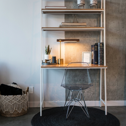 Pravena mid-century koperen tafellamp