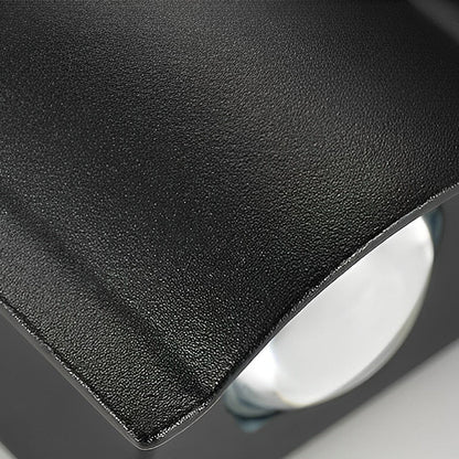 Golfvormige led-buitenwandlamp