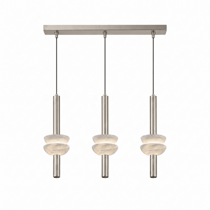 Hanglamp met albasten schijf