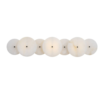 Lunavey moderne albasten schijf-wandlamp